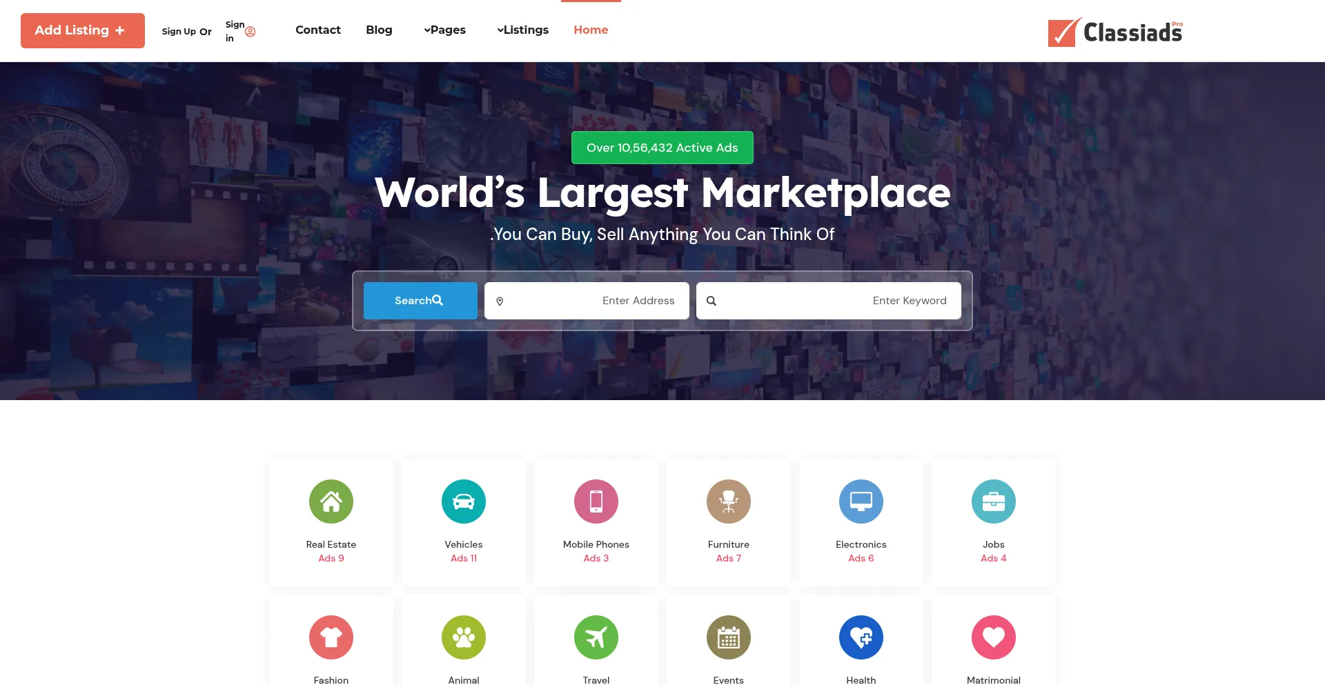 Website screenshot of Marketsyria.com
