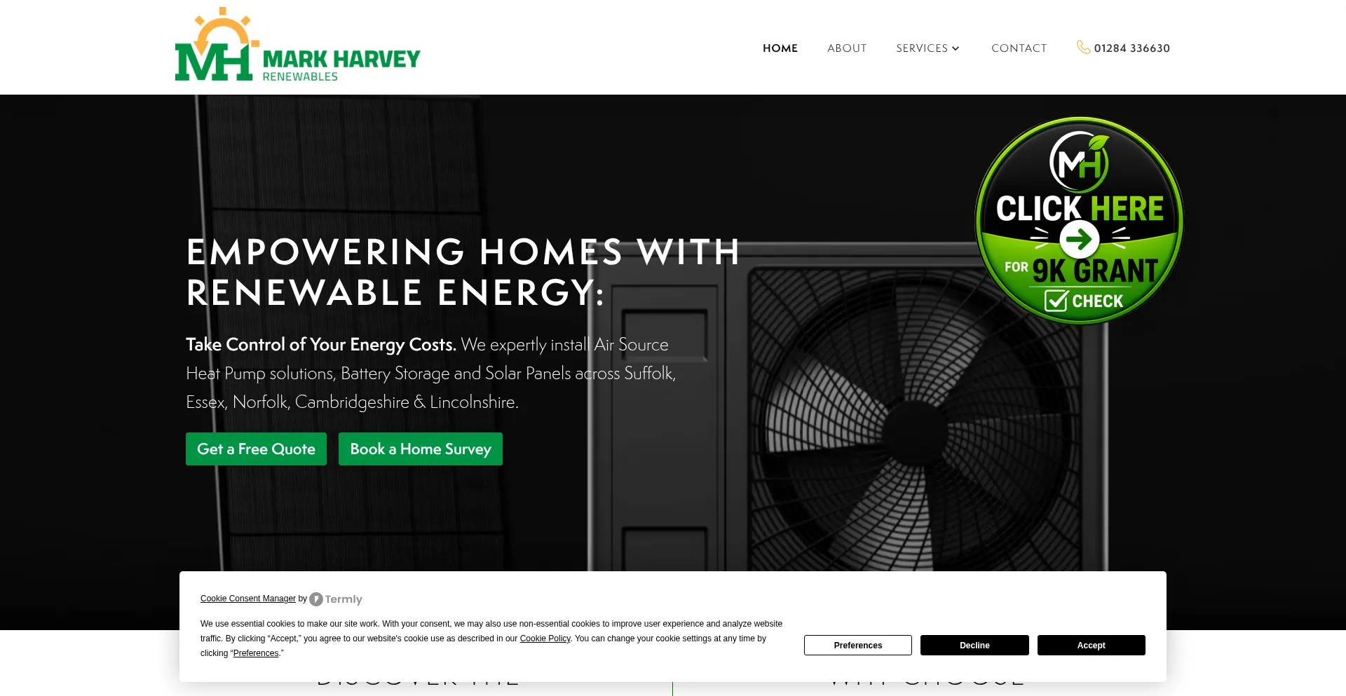Markharveyrenewables.co.uk
