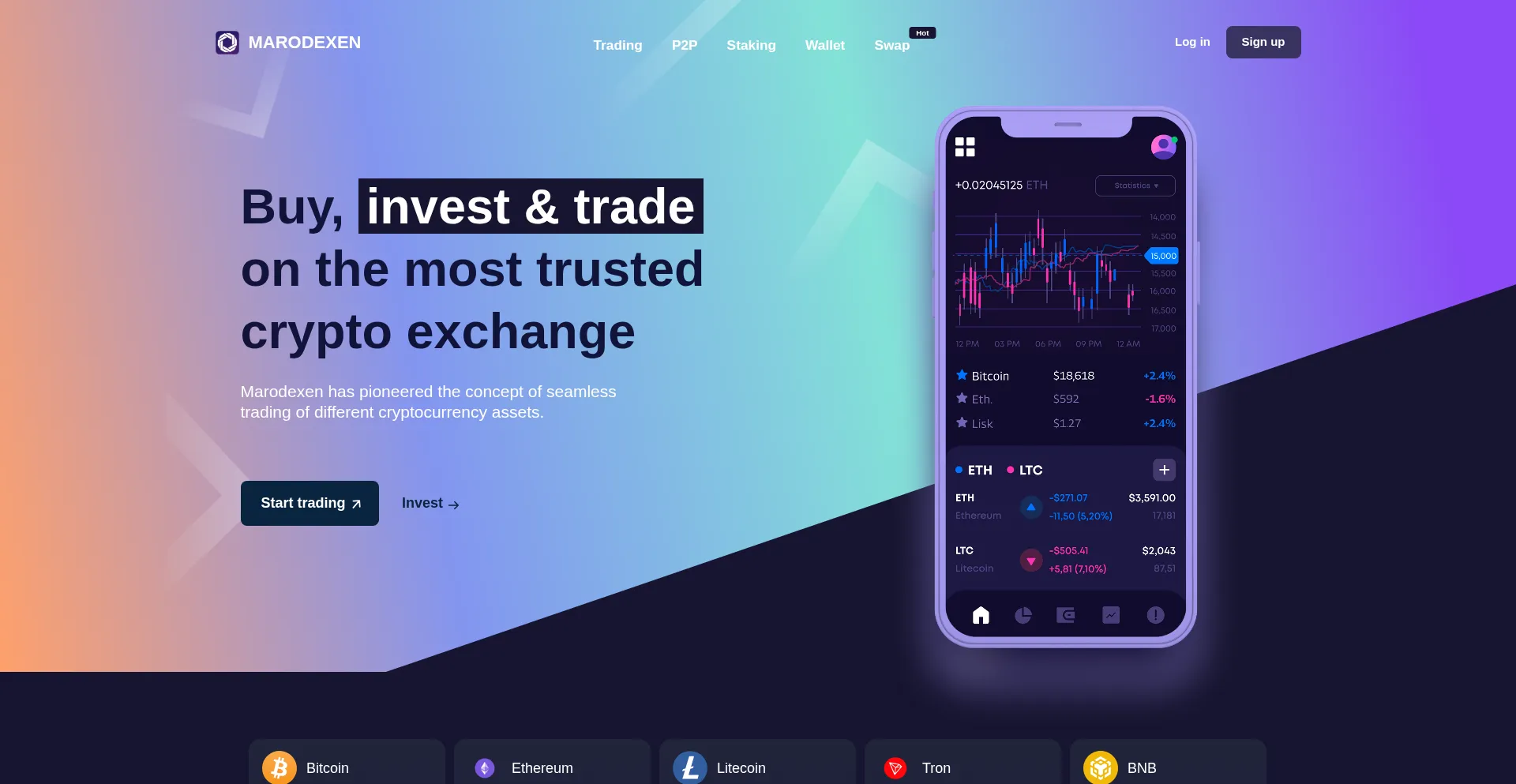 Website screenshot of Marodexen.hk
