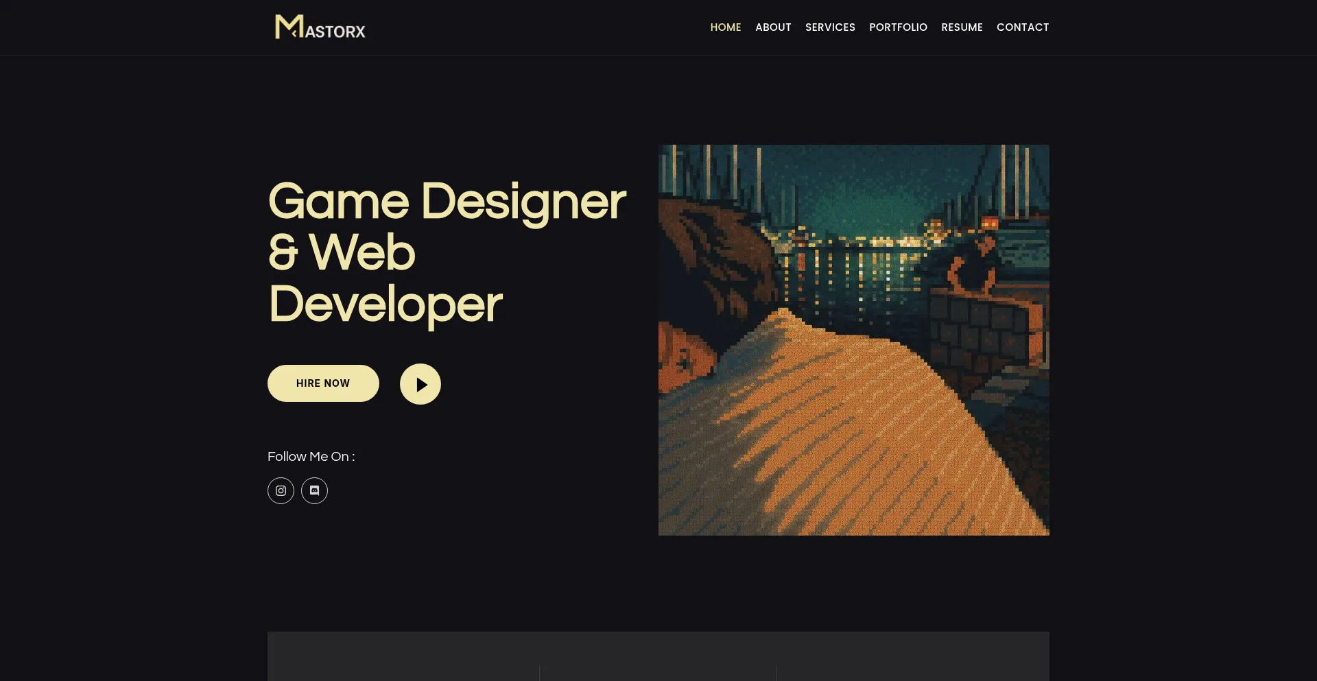Website screenshot of Mastorx.com