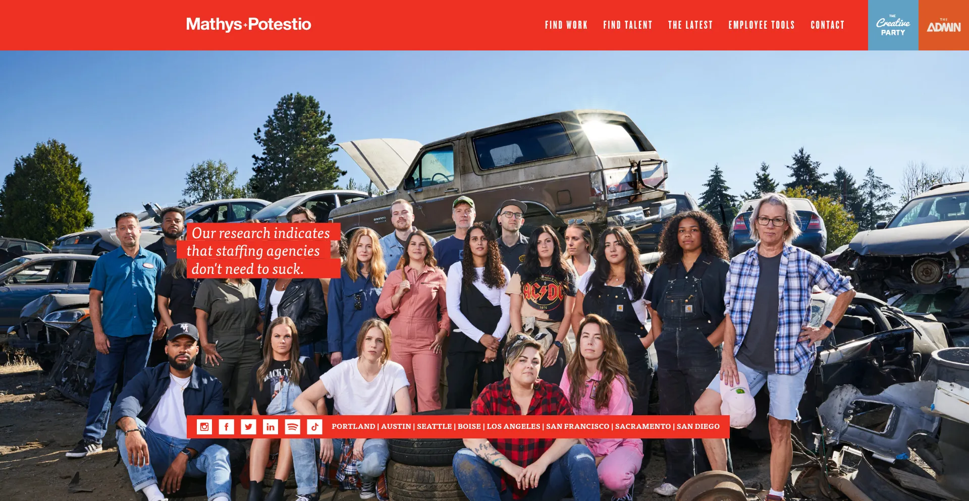 Website screenshot of Mathys-potestio.com