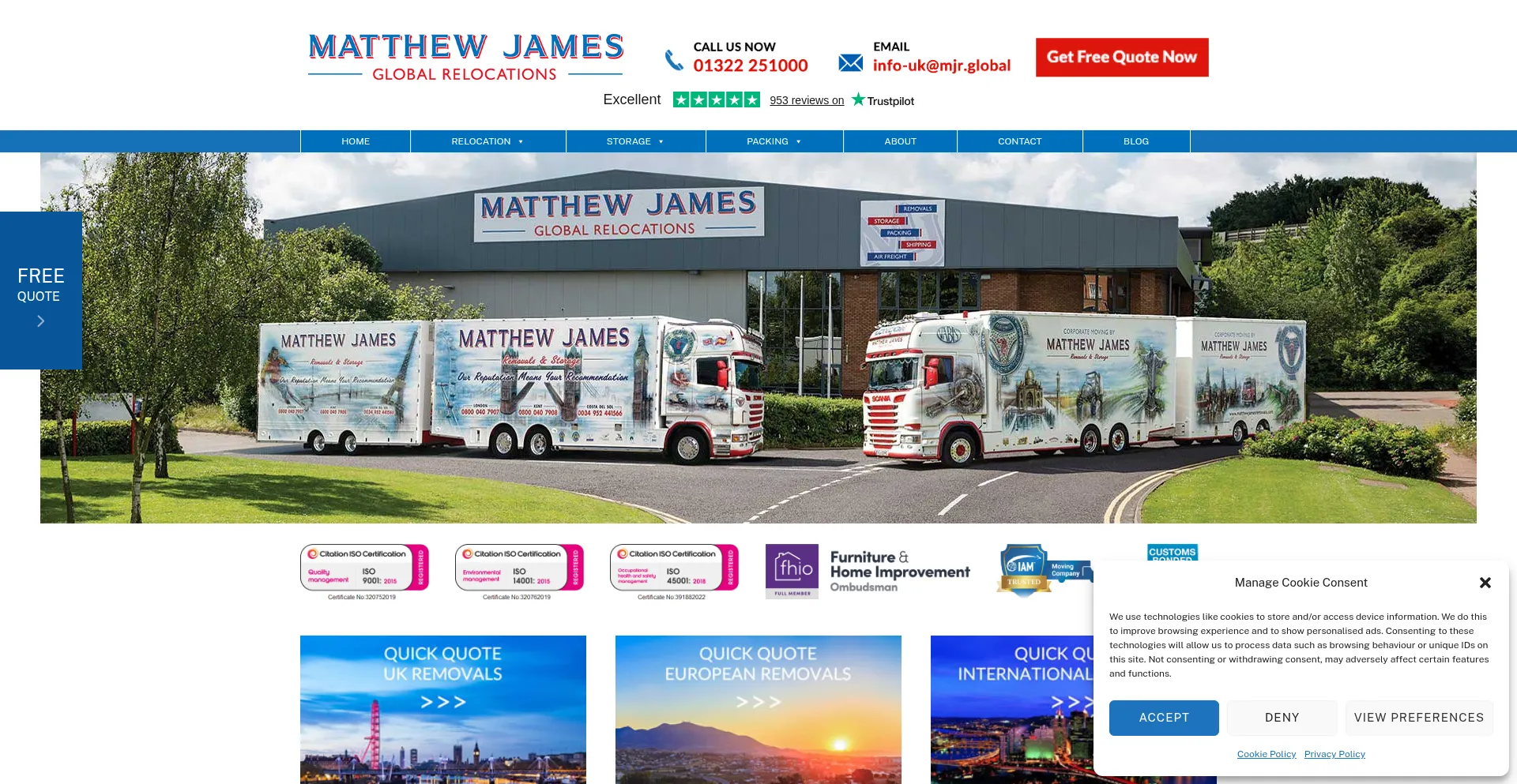 Matthewjamesremovals.com