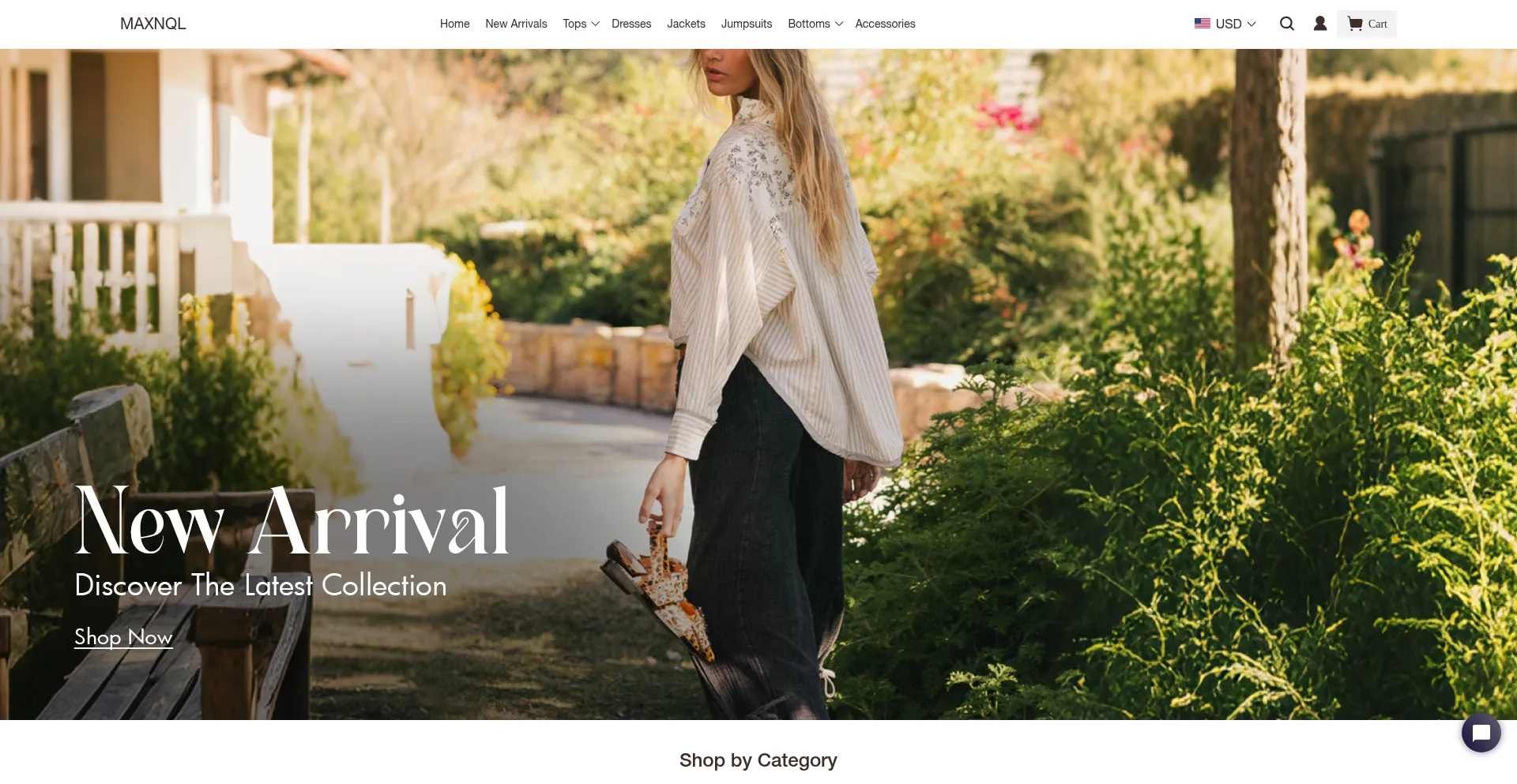 Website screenshot of Maxnql.com