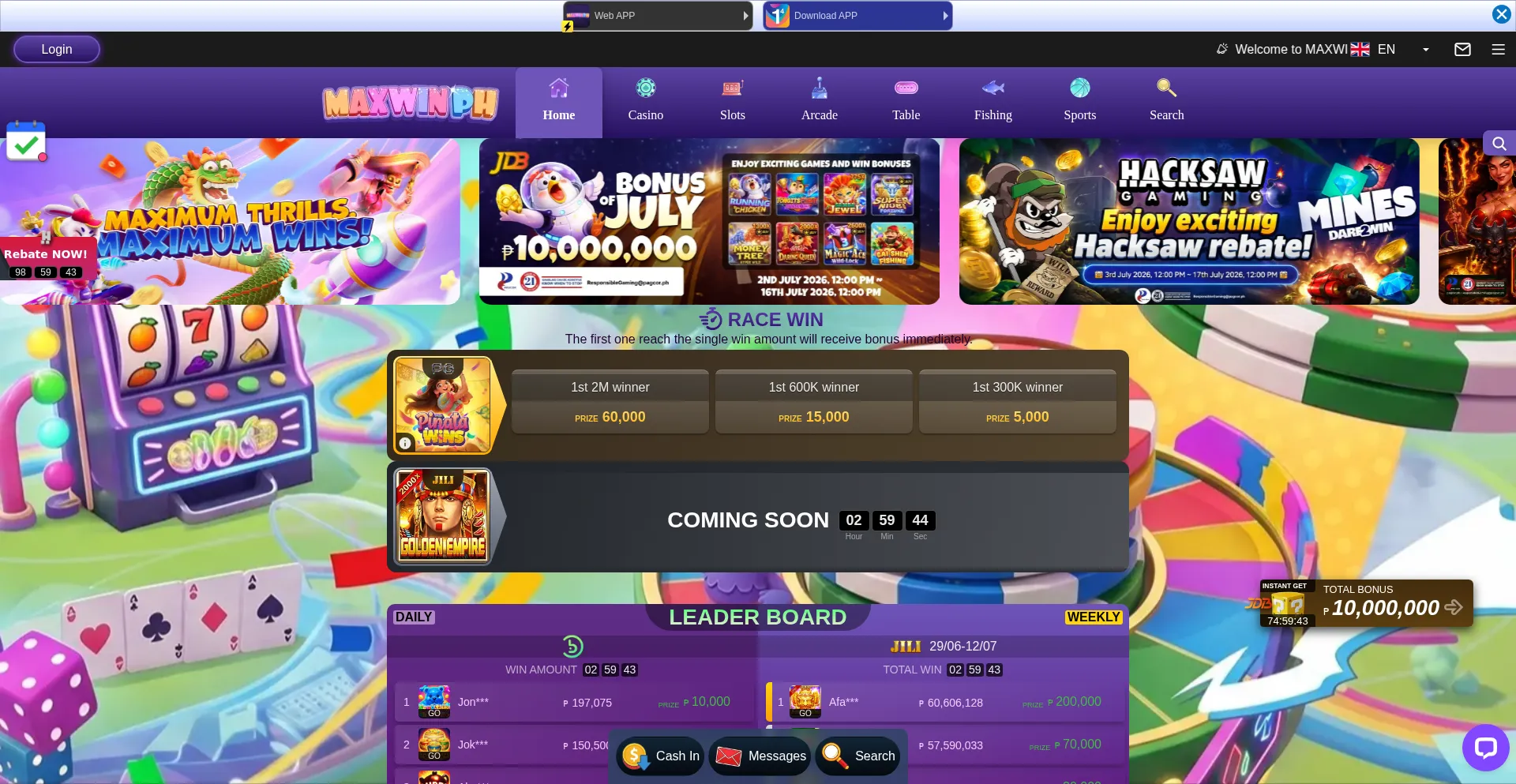 Maxwinph888.com