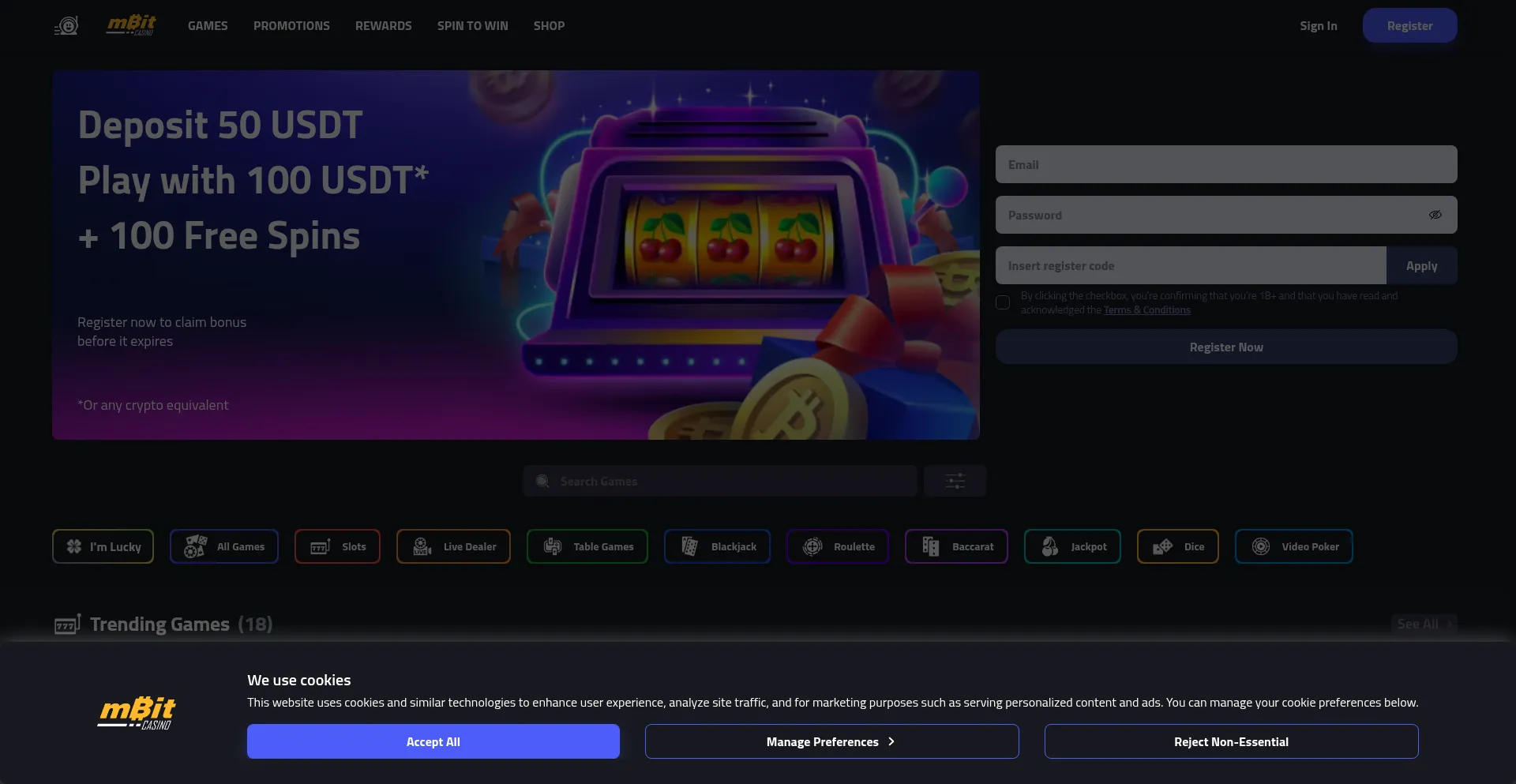 Mbitcasino.io