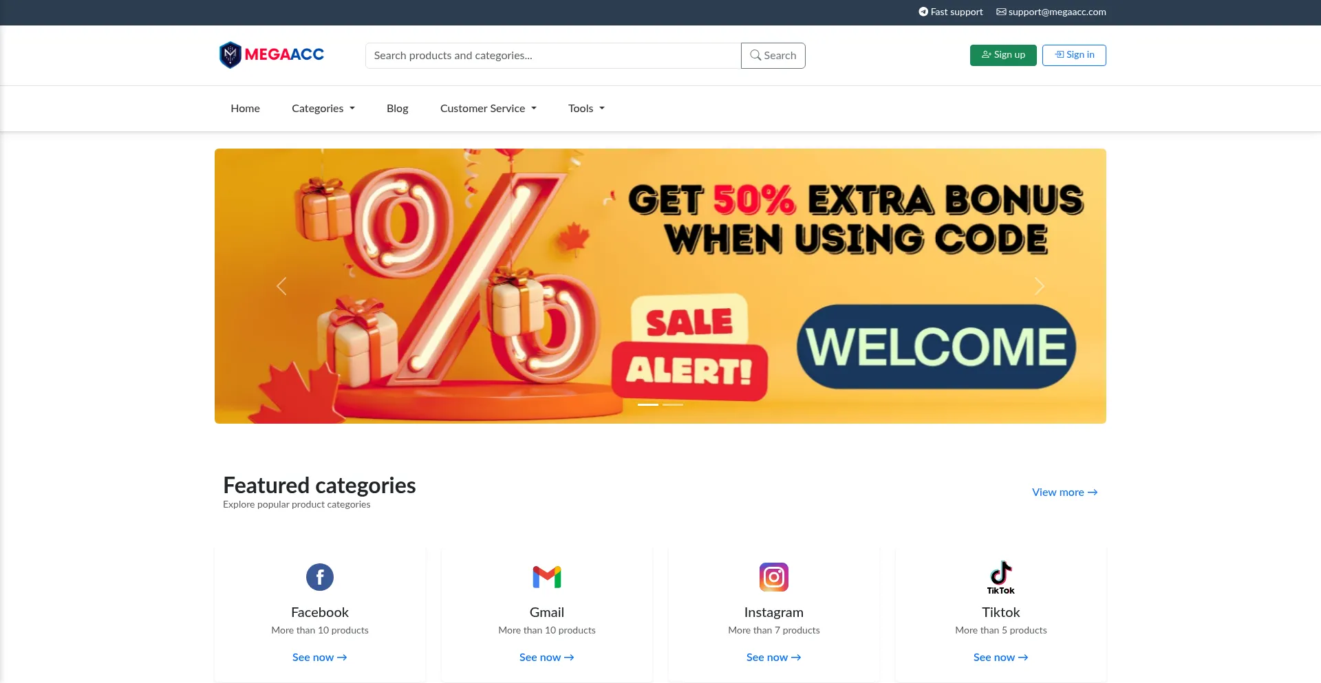 Megaacc.com