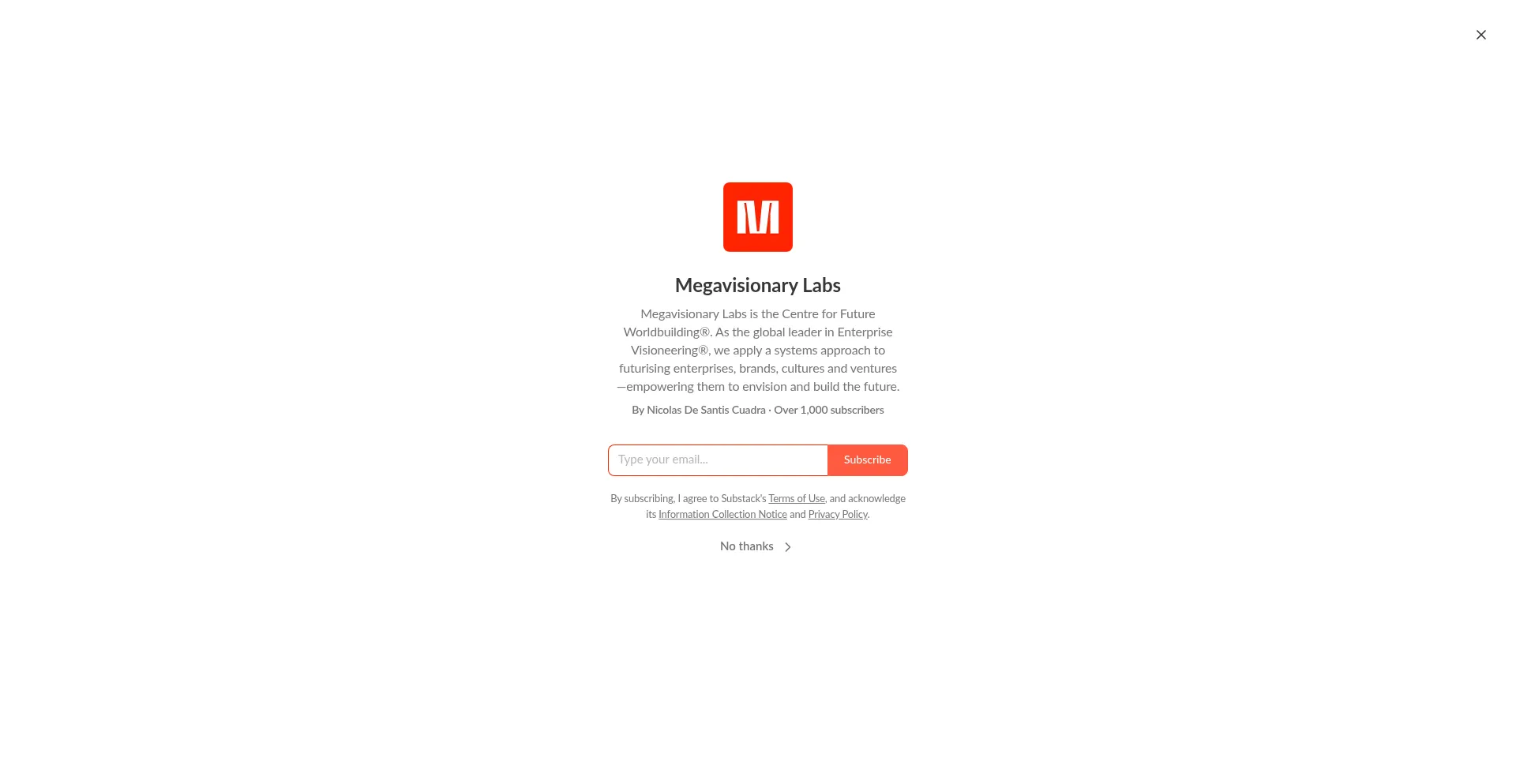 Megavisionary.substack.com
