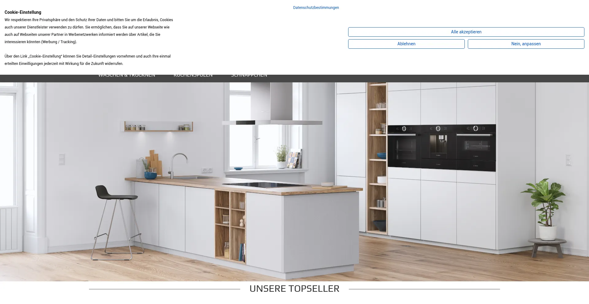 Website screenshot of Meinkuechenstudio.de