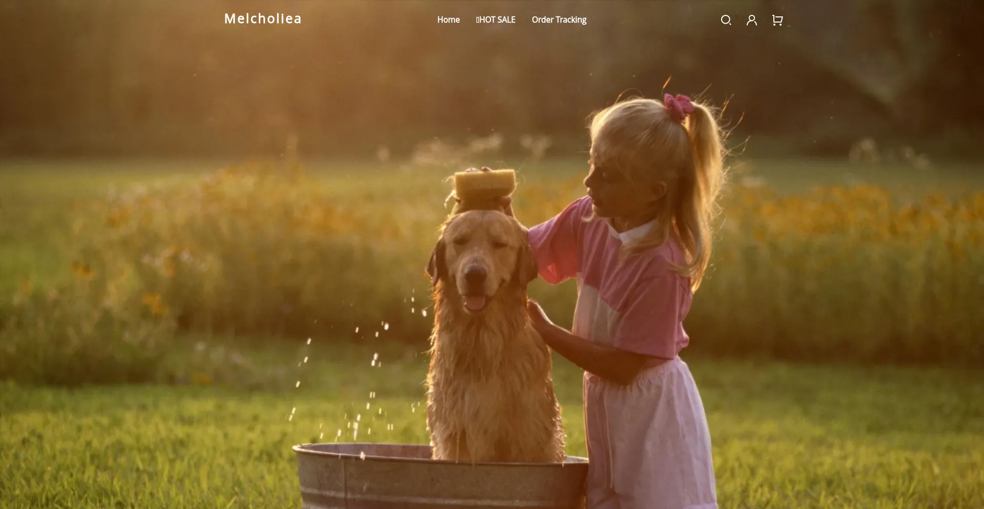 Website screenshot of Melcholiea.com
