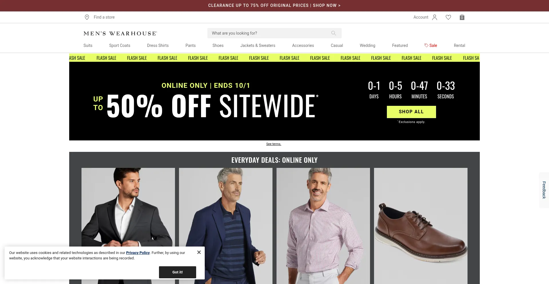 Menswearhouse.com