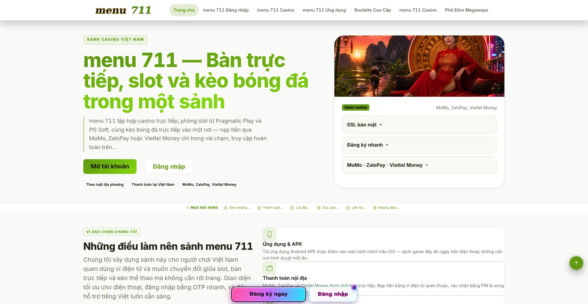 Menu711.com