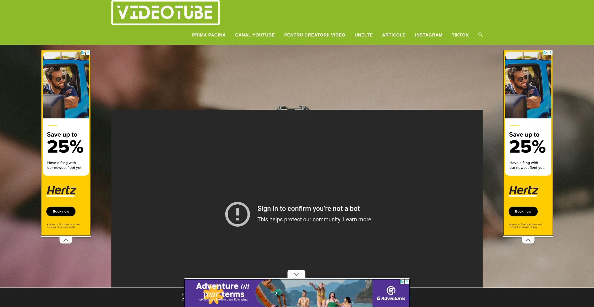 Website screenshot of Meps.ro