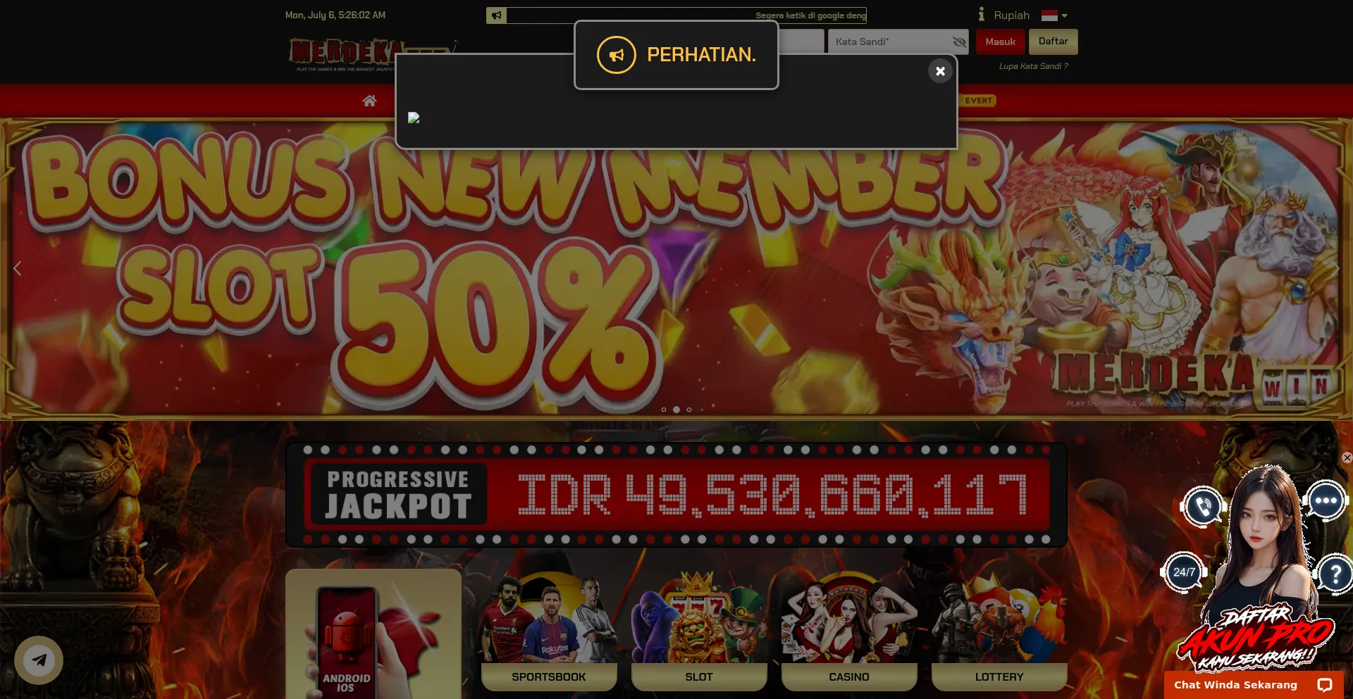 Merdekawinlink.one