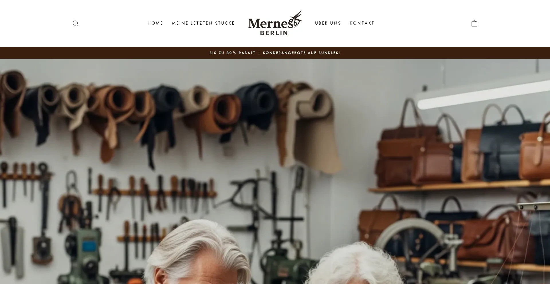 Website screenshot of Mernesberlin.com