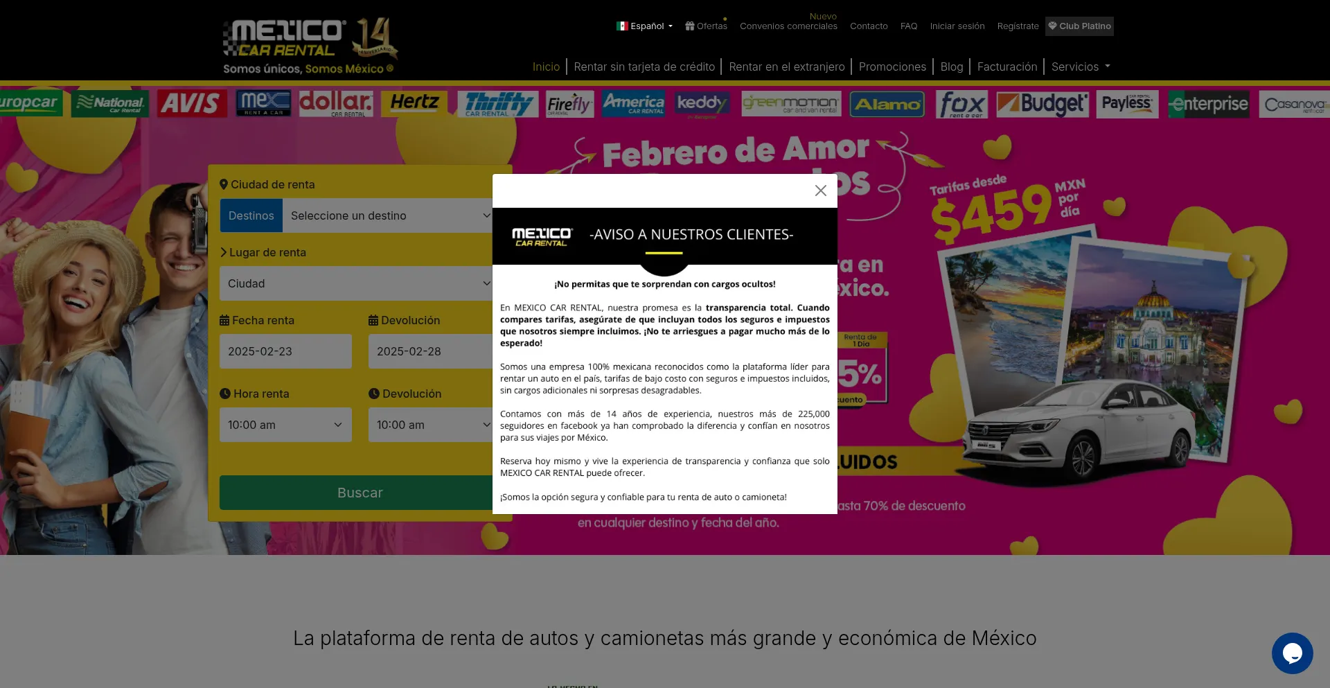 Mexicocarrental.com.mx