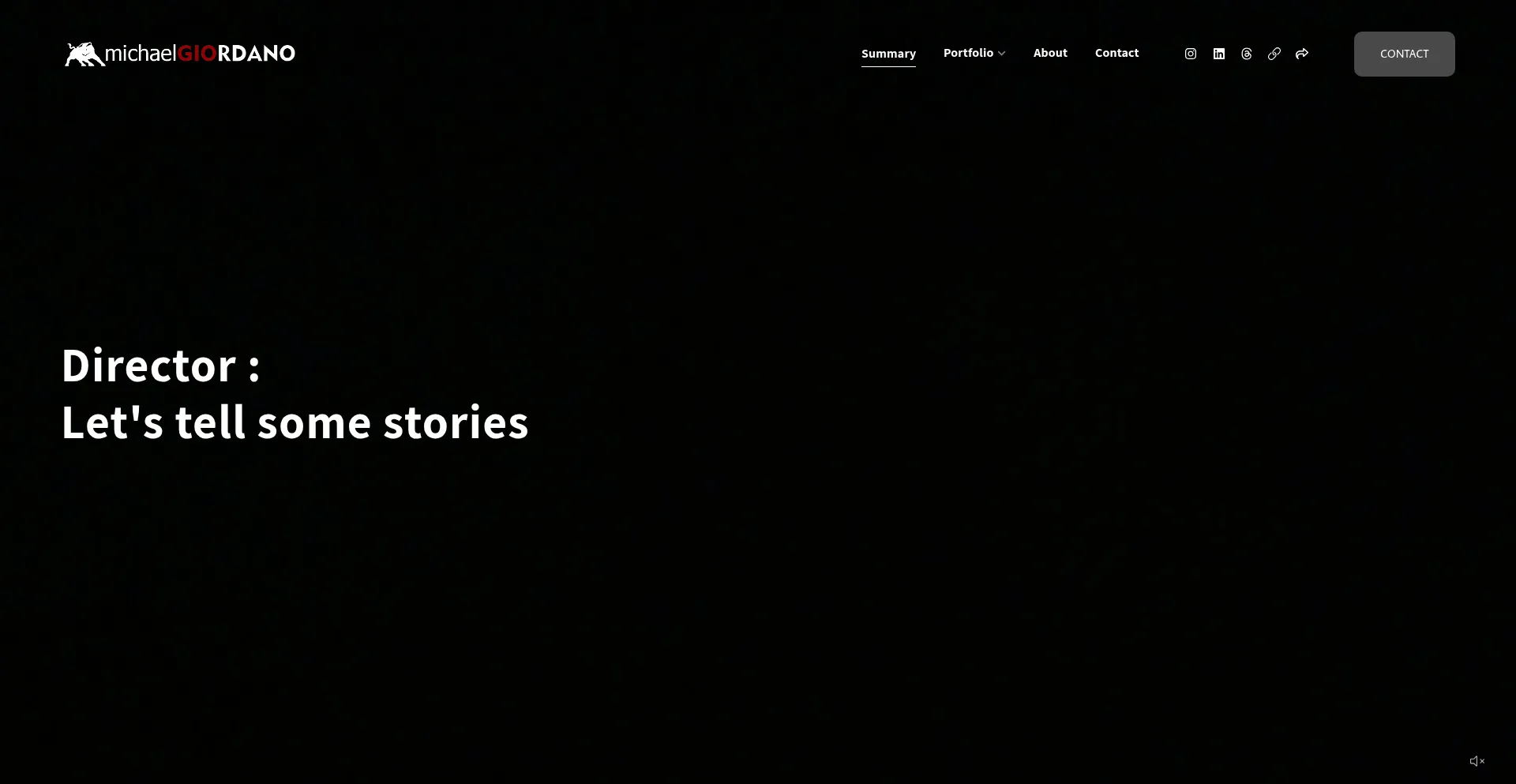 Website screenshot of Michaelgiordano.com