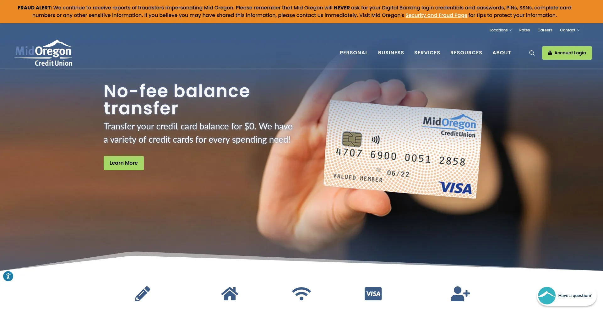 Website screenshot of Midoregon.com