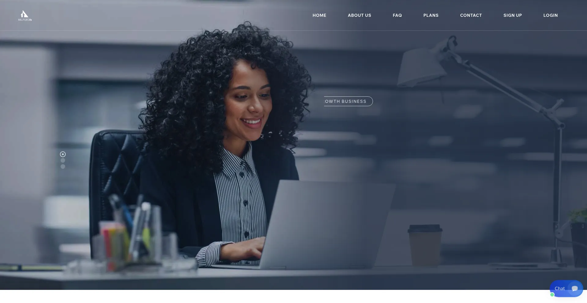 Website screenshot of Milfordfx.com