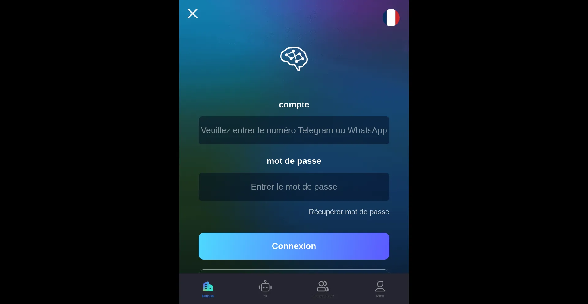 Website screenshot of Mindunionai.com