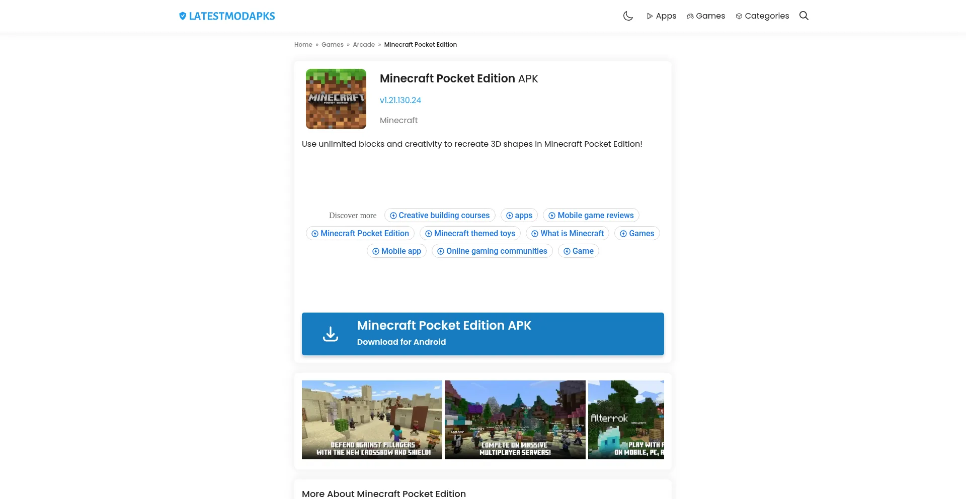 Minecraft-pocket-edition.latestmodapks.com