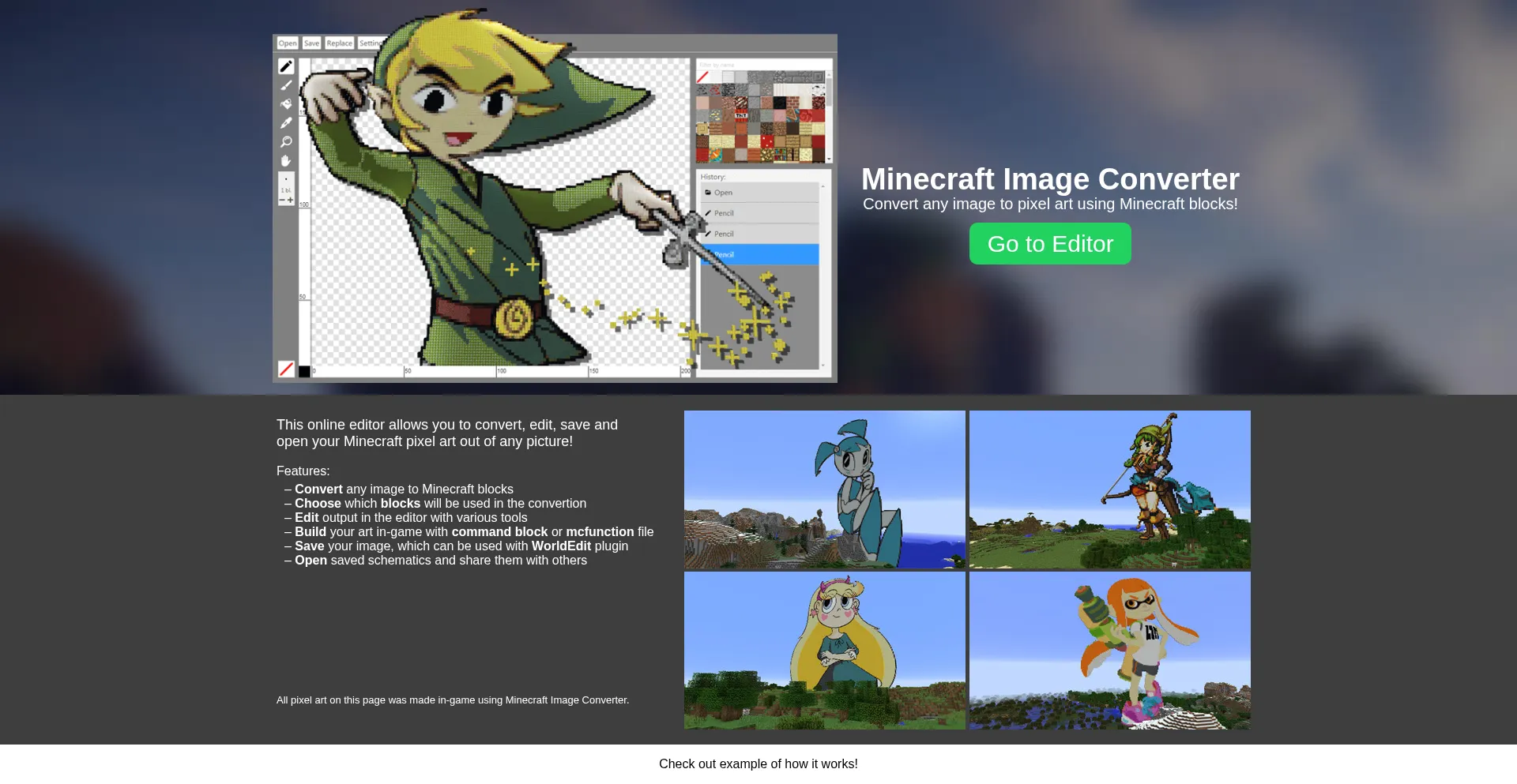 Minecraftart.netlify.app