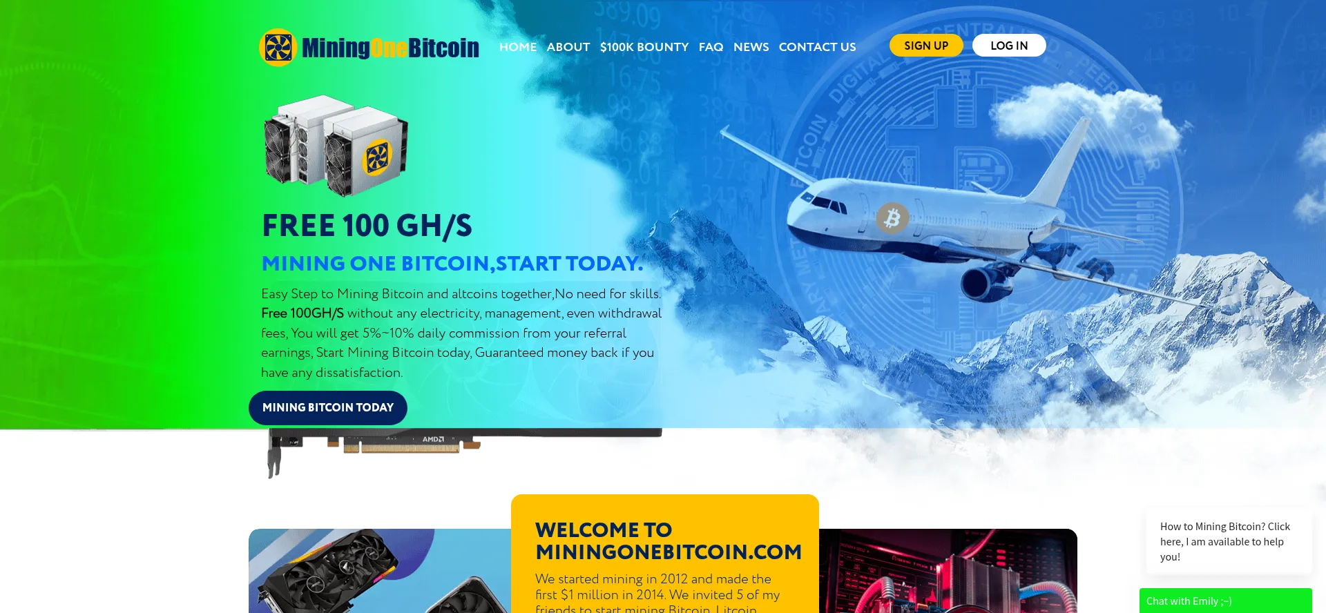 Miningonebitcoin.com