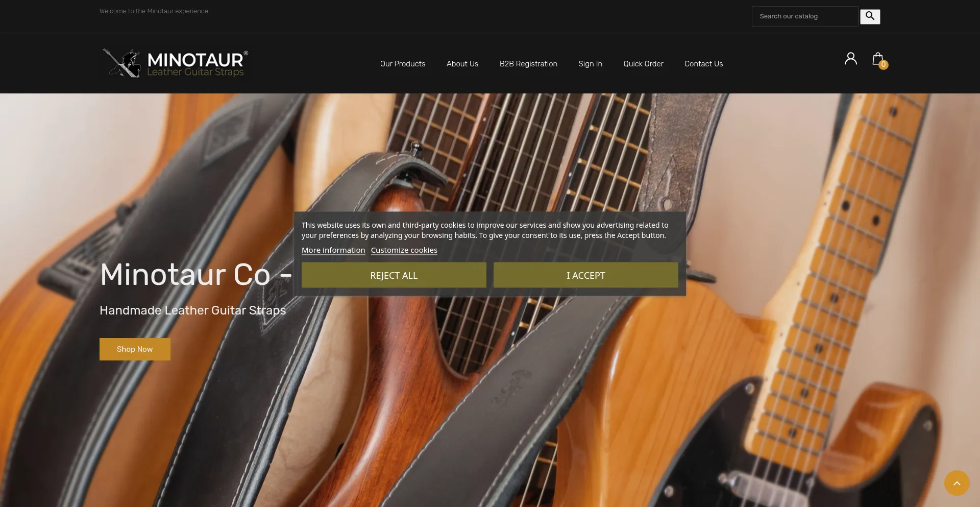 Minotaurguitarstraps.com