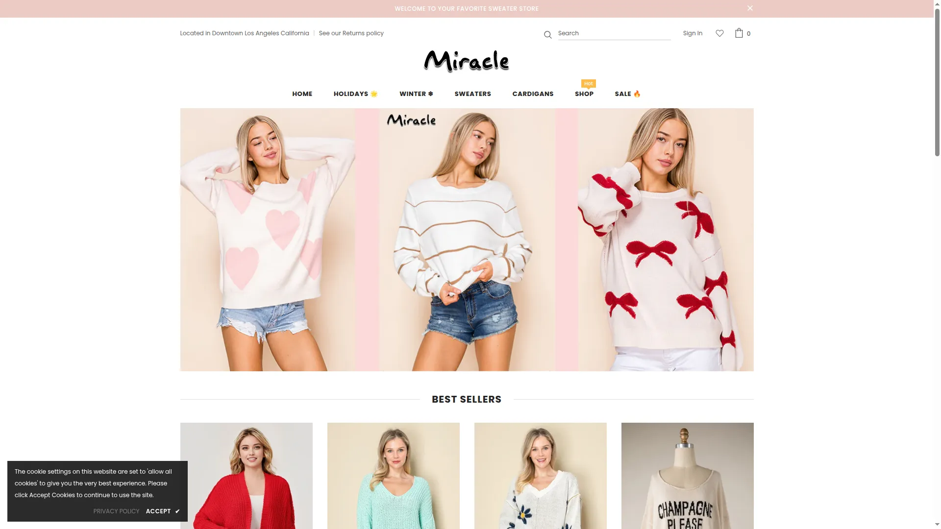 Miraclesweaters.com