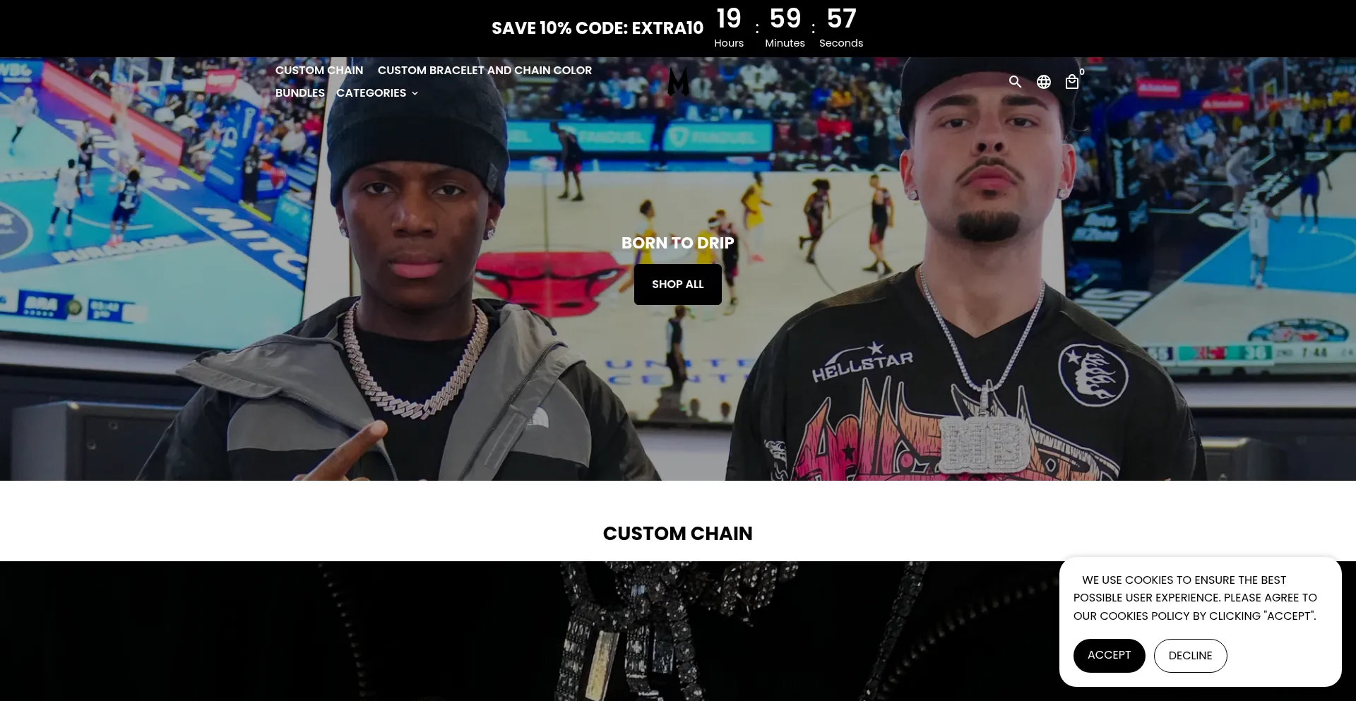 Website screenshot of Miriamodrip.com