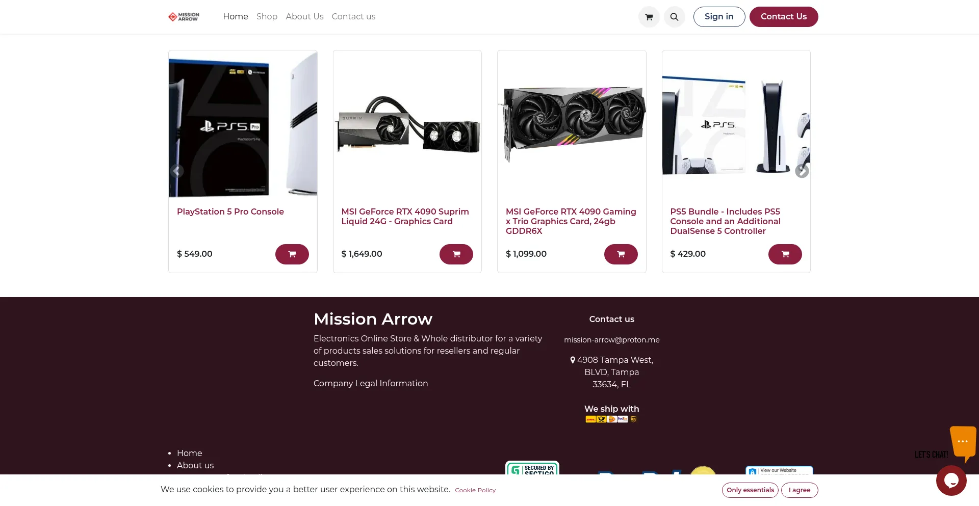 Mission-arrow.odoo.com