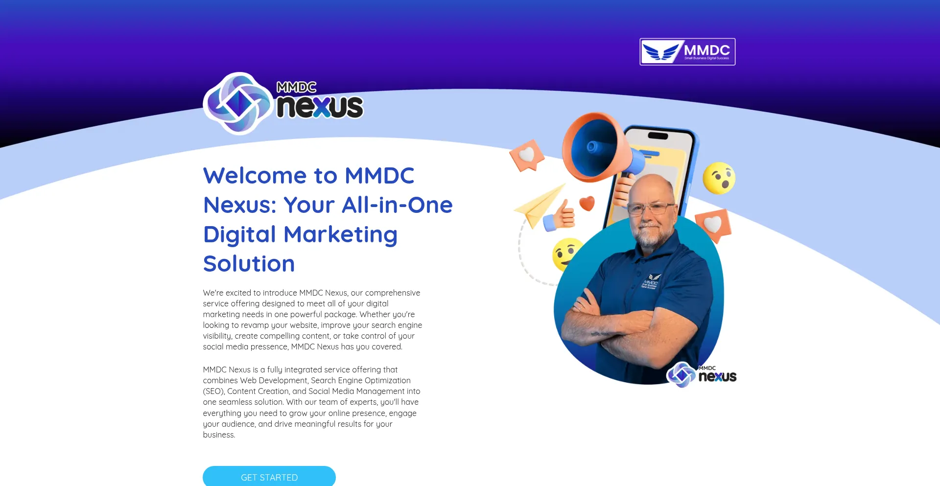 Website screenshot of Mmdcnexus.com