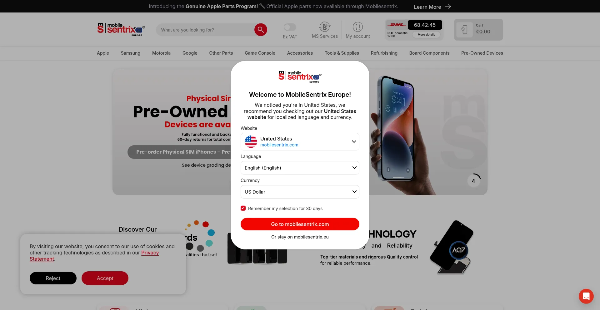 Mobilesentrix.eu