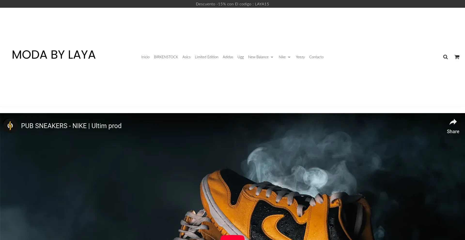 Website screenshot of Moda-bylaya.com