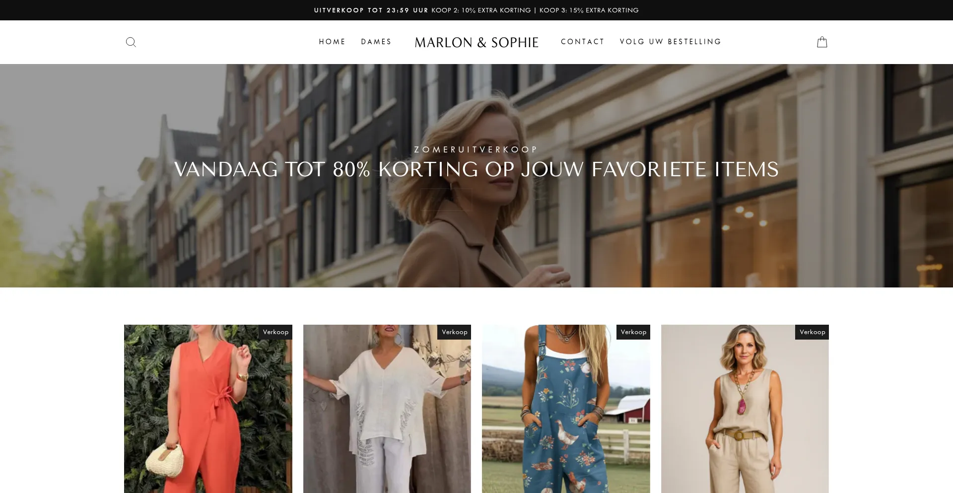 Website screenshot of Modemetjansen.nl