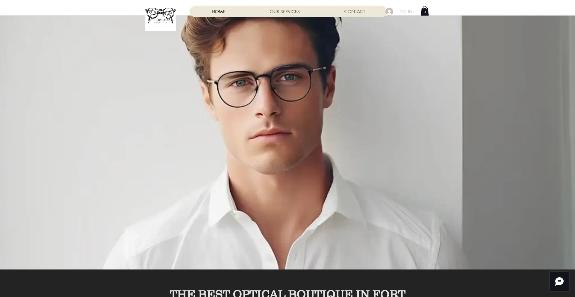 Website screenshot of Modernspecsfl.com