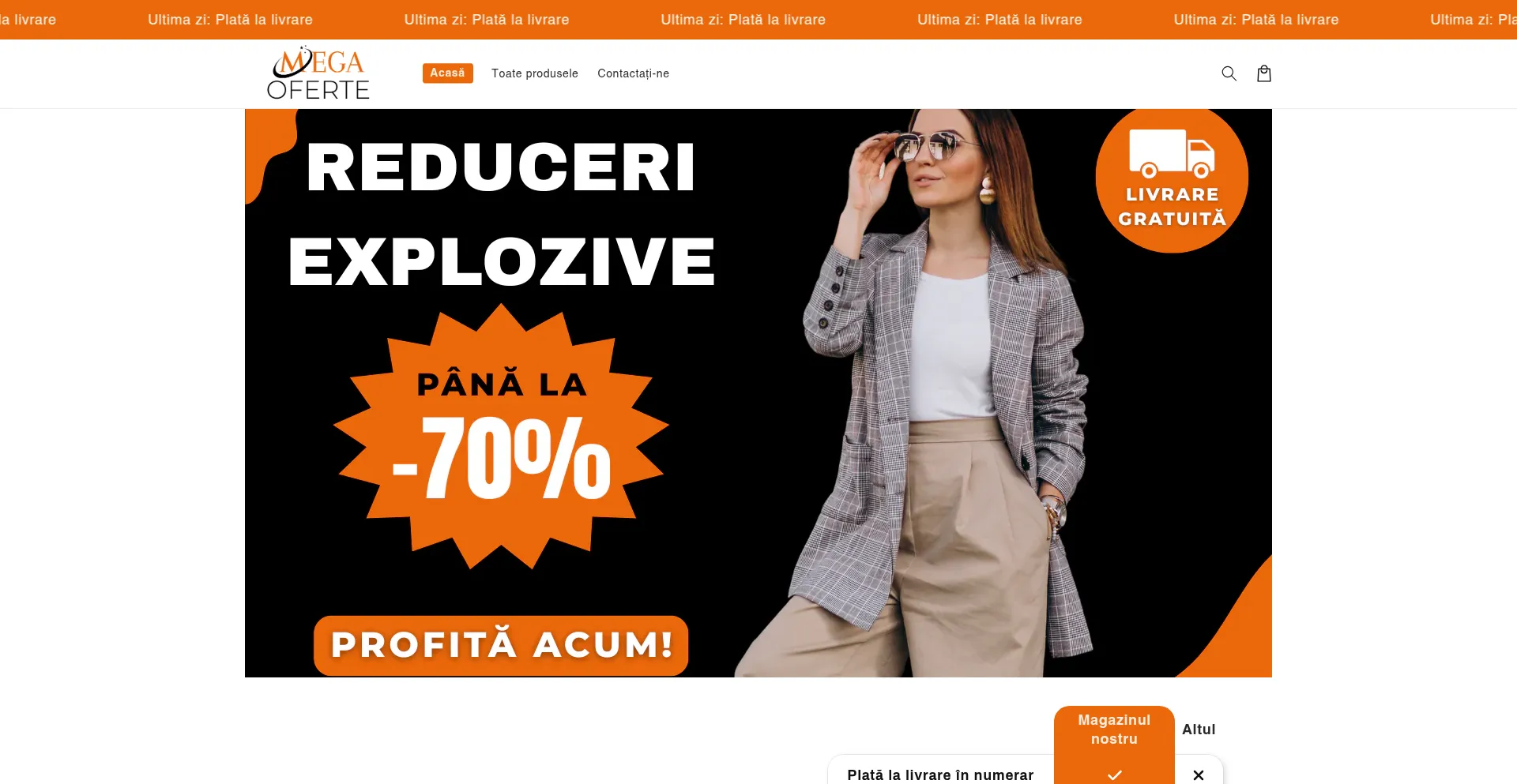 Website screenshot of Moferte.com