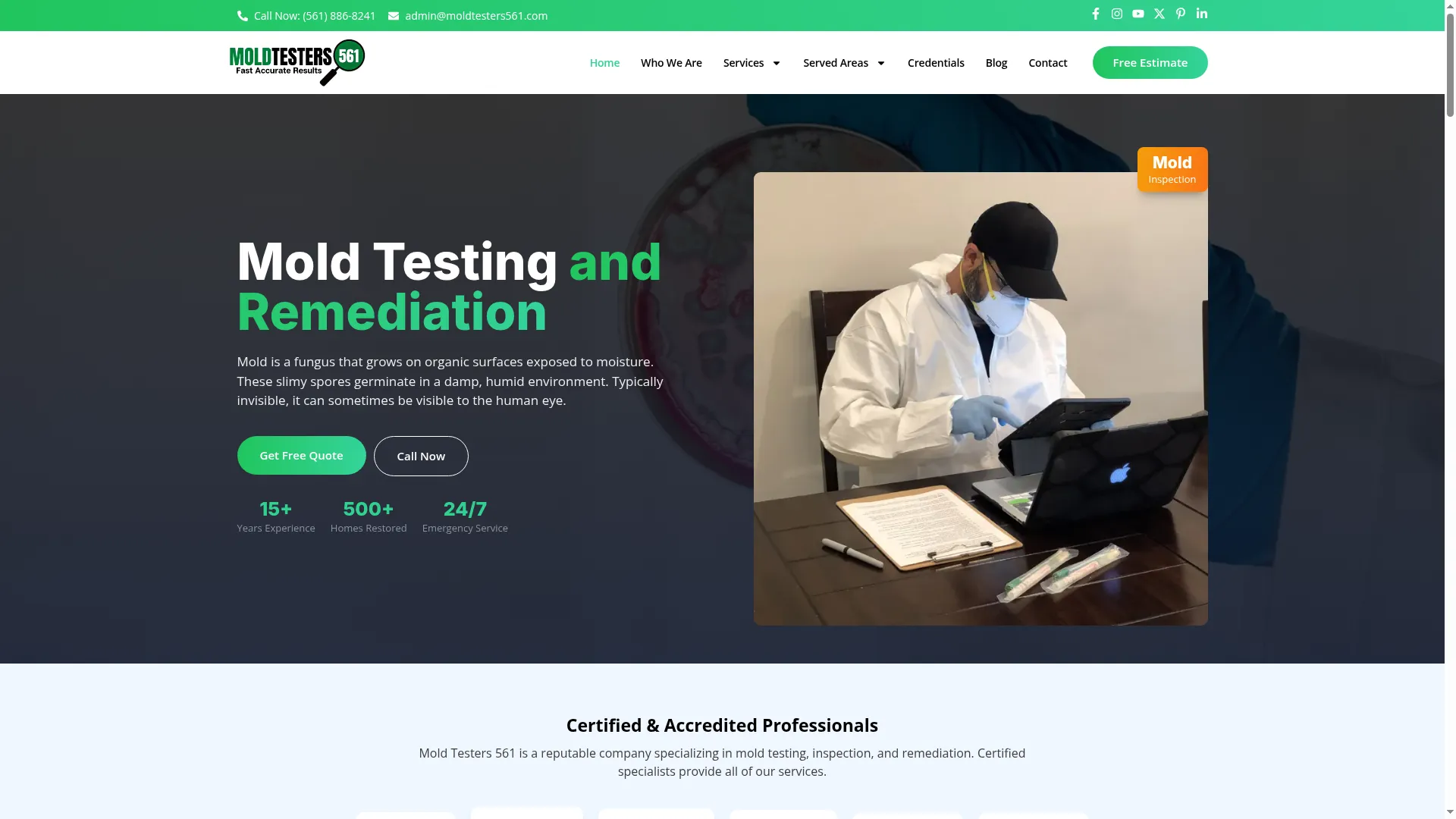 Moldtesters561.com