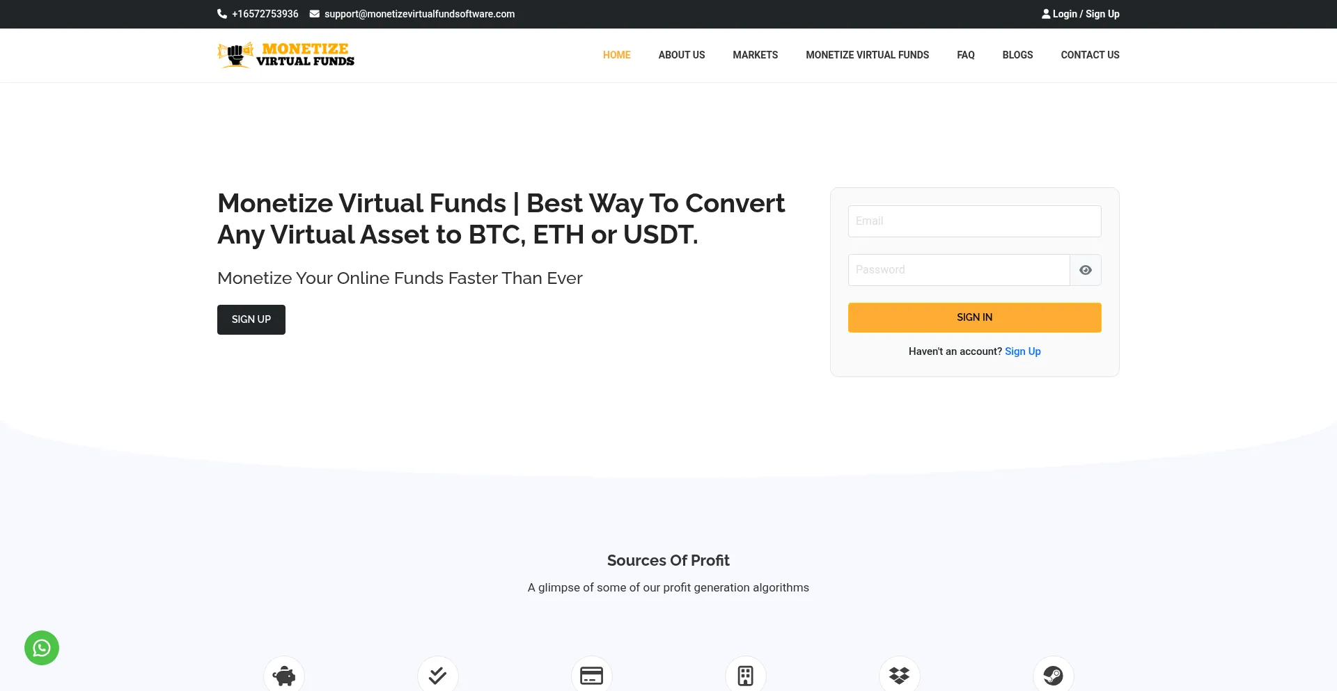 Monetizevirtualfundsoftware.com