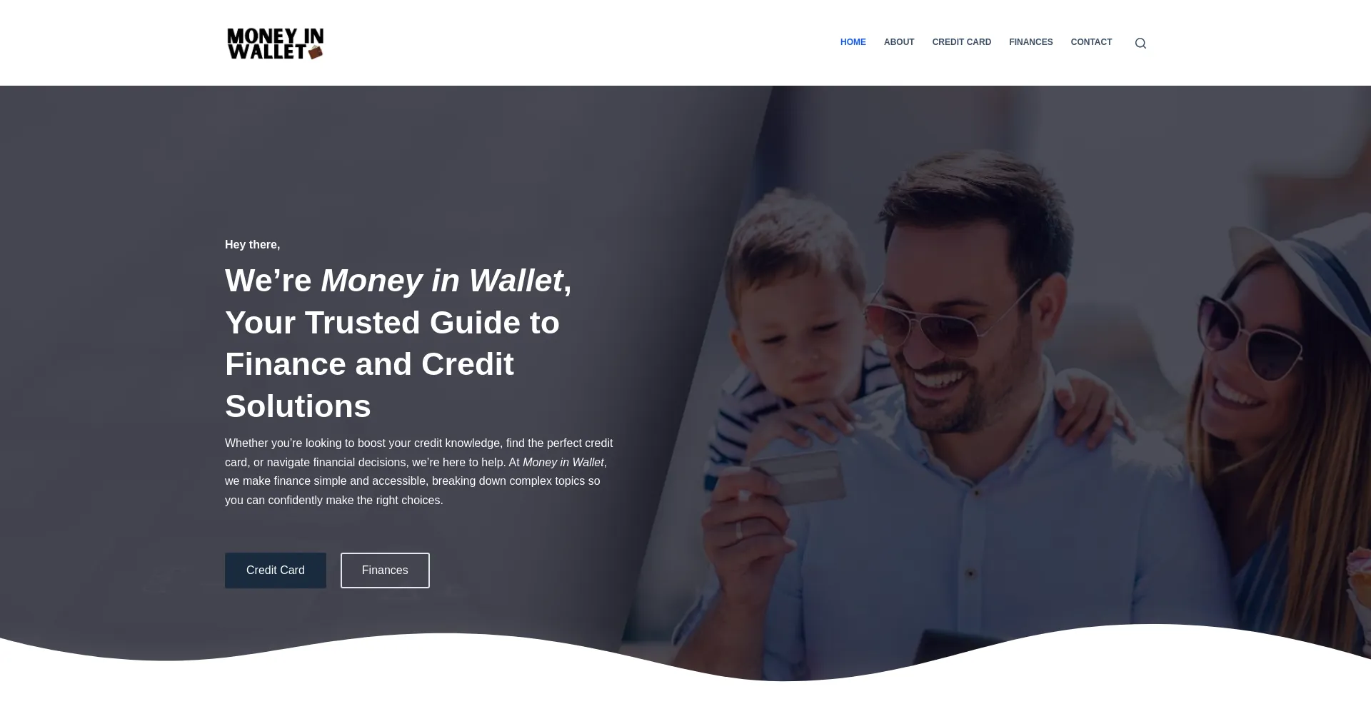 Website screenshot of Moneyinwallet.com