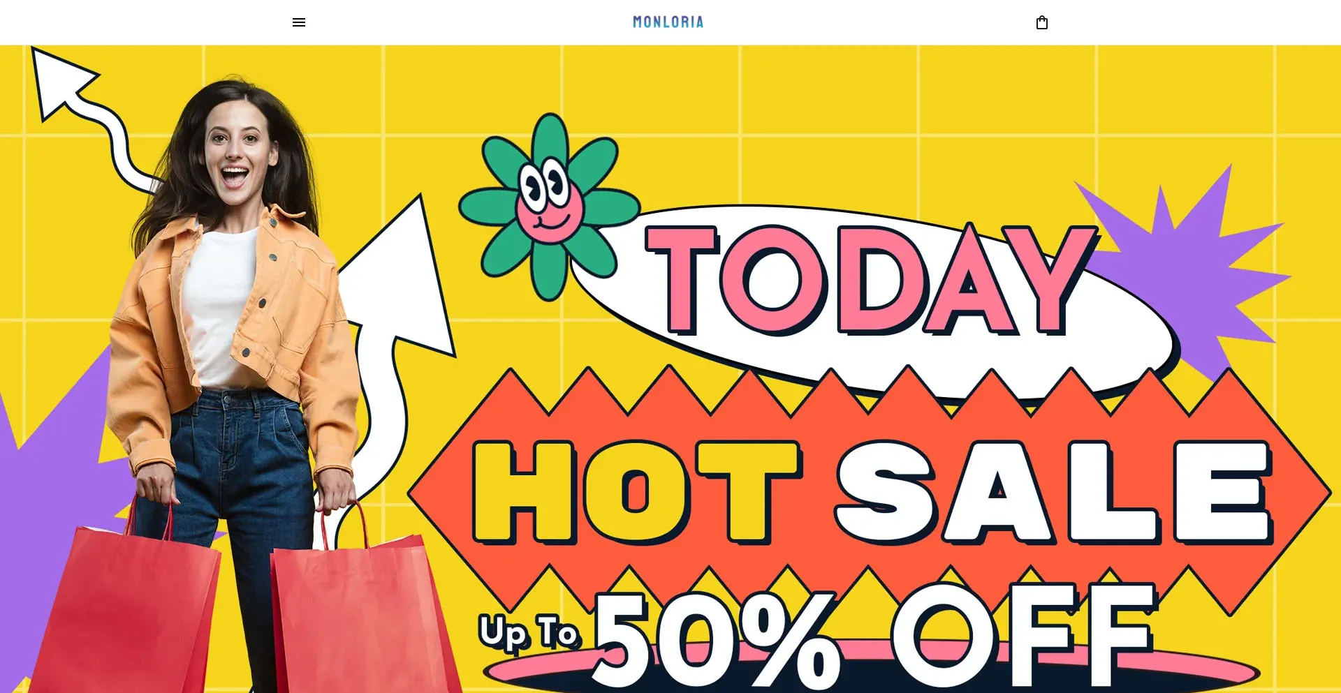 Website screenshot of Monloria.com