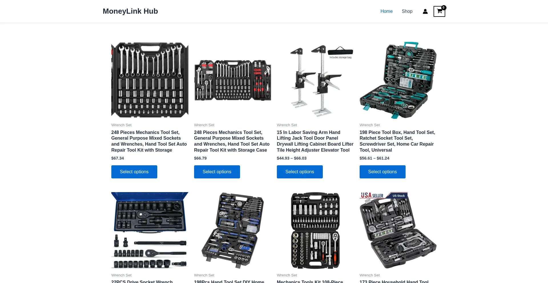 Website screenshot of Monlynk.shop