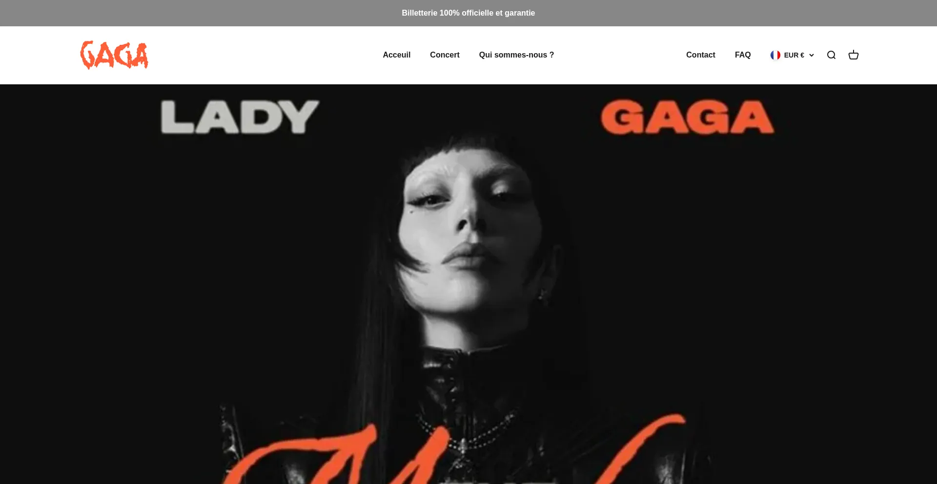 Website screenshot of Monster-event.com