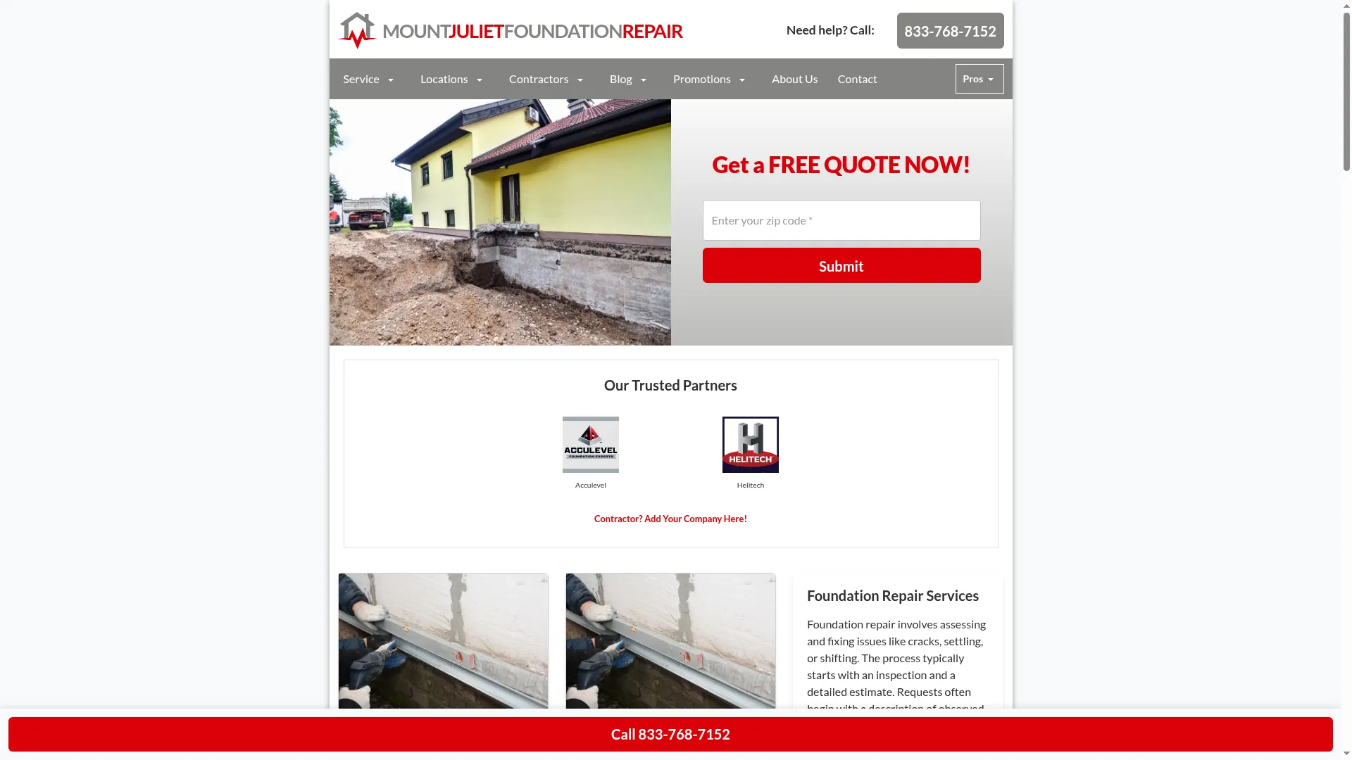 Mountjulietconcretefoundationrepair.com