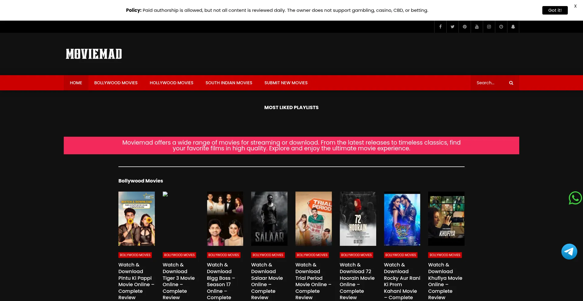 Moviemad.com.in