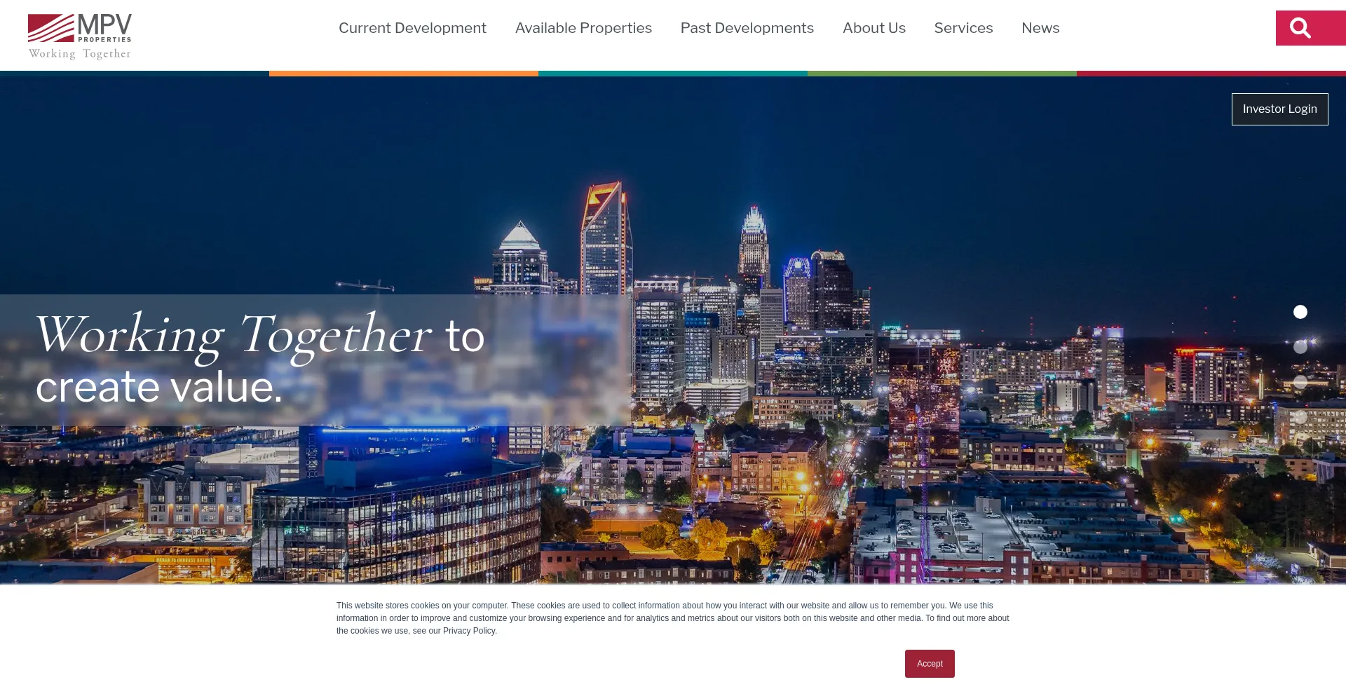 Website screenshot of Mpvre.com