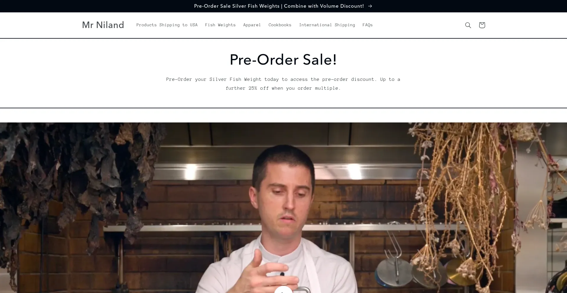 Website screenshot of Mrniland.com