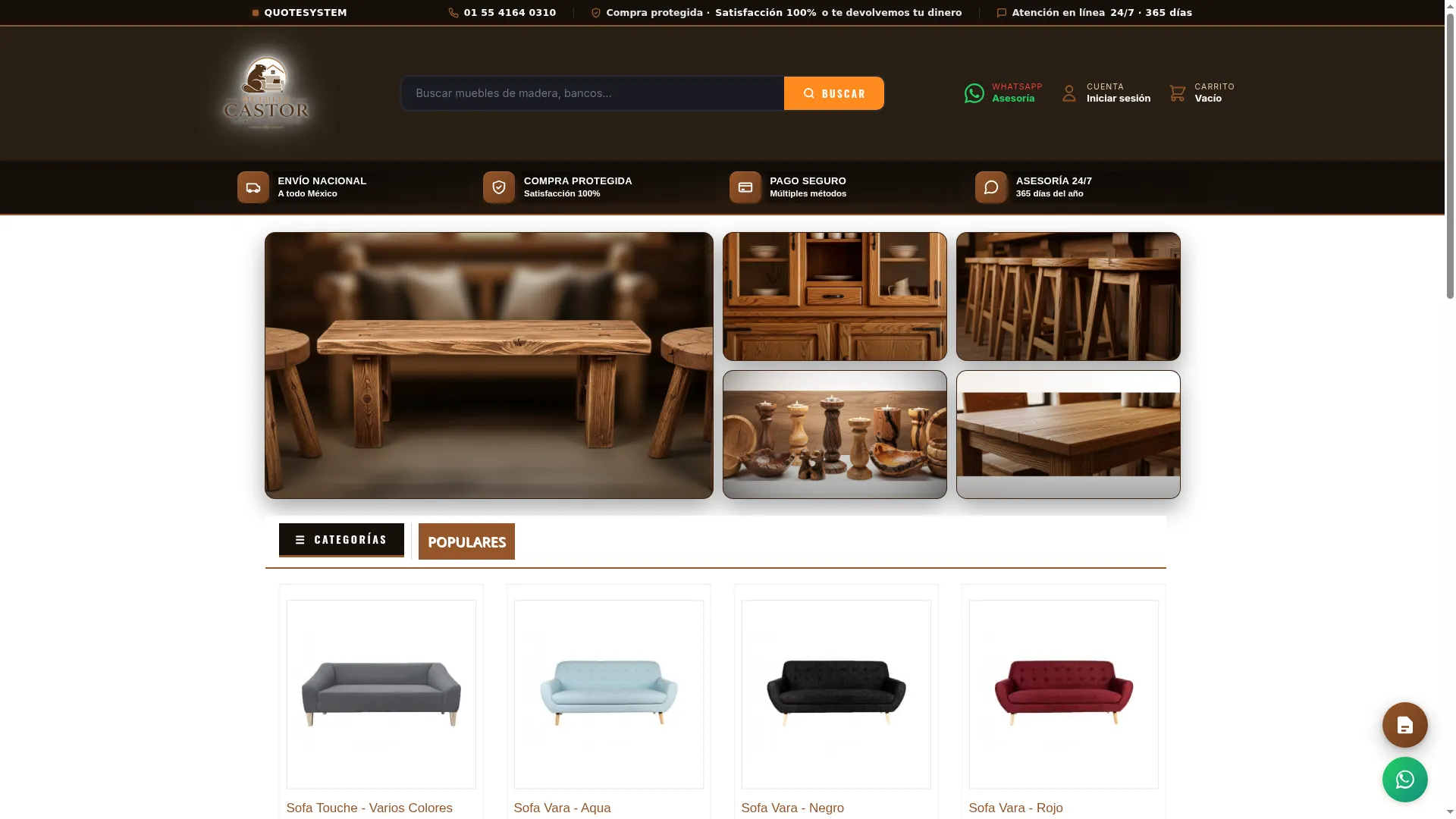 Mueblescastor.com.mx