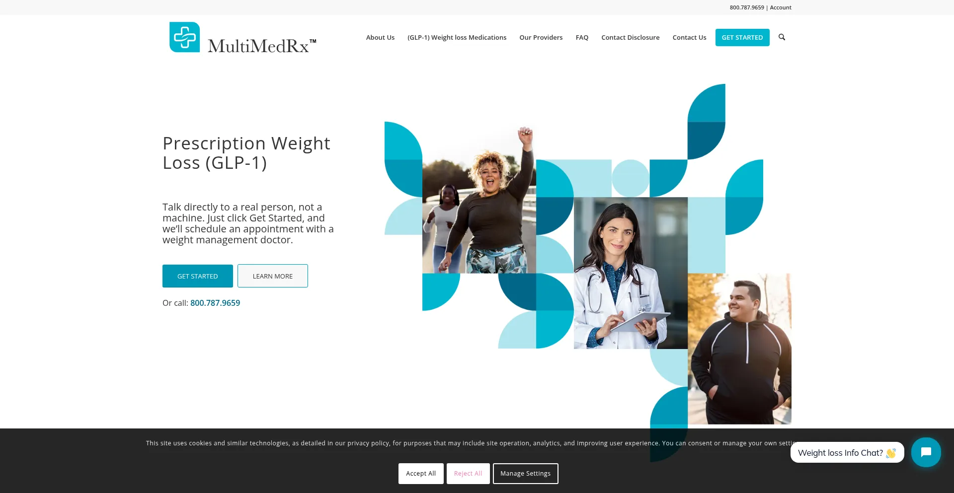 Website screenshot of Multimedrx.com
