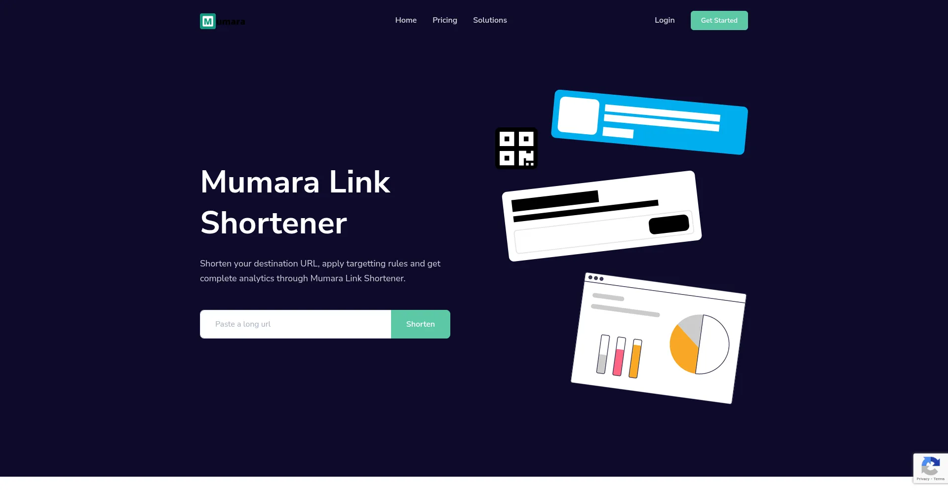 Website screenshot of Mumara.co