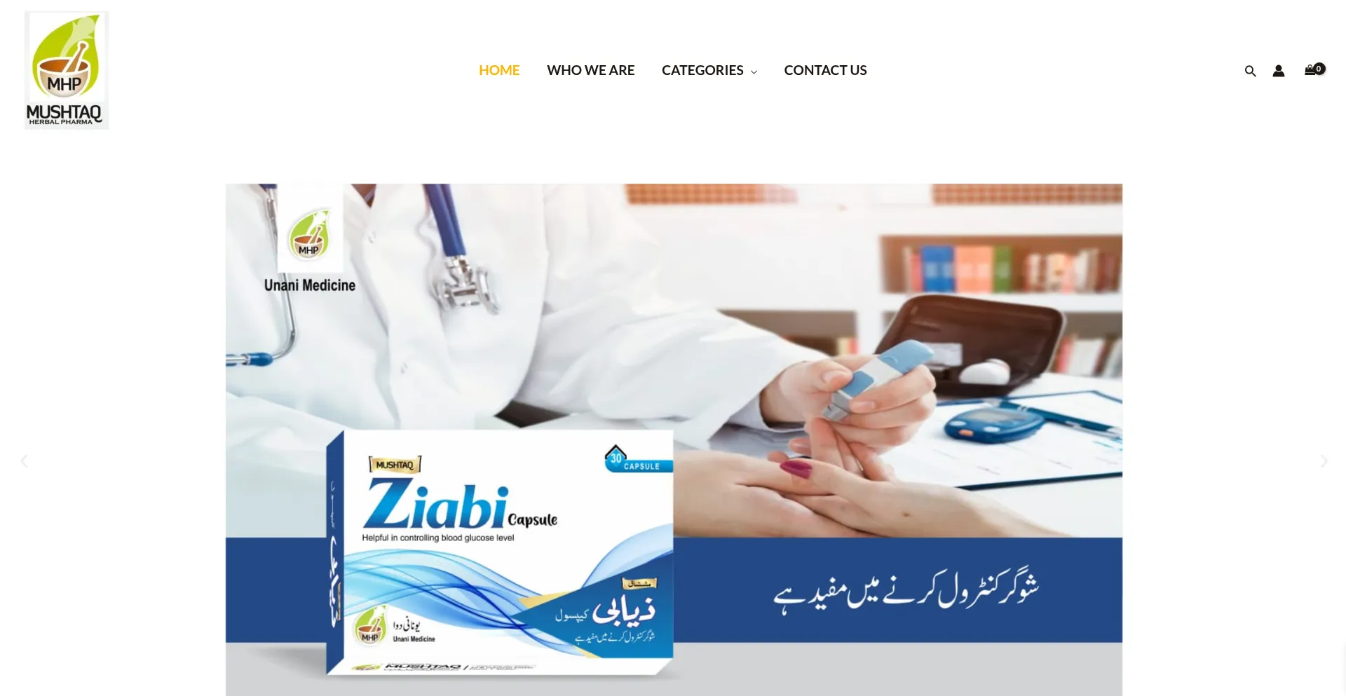 Website screenshot of Mushtaqhp.com